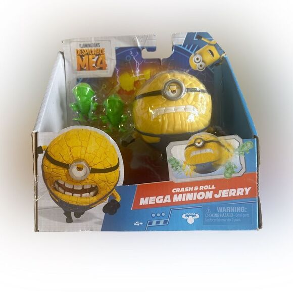 Nwt Universal Mega Minion Jerry Action Figure crash & roll - Picture 1 of 2